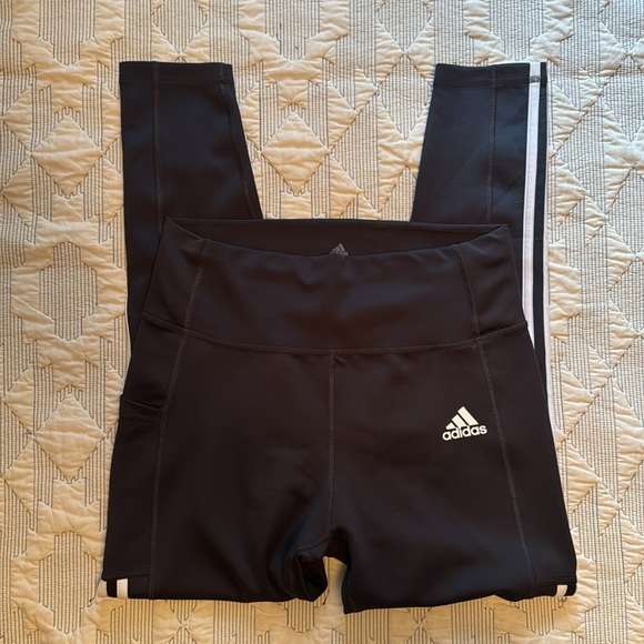 Adidas Women’s Aeroready 7/8 Legging Graphite - Picture 2 of 7